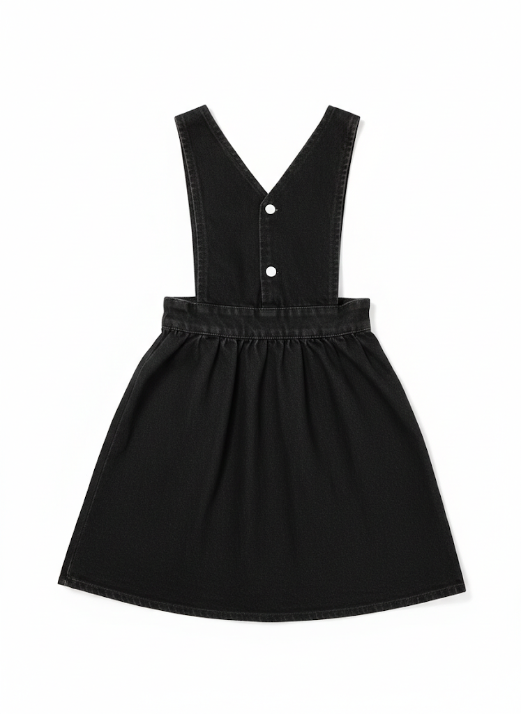 denim jumper dress black Size 5 Textured cotton lyocell denim 6213423 wedding dresses lace fall Size:1X(12-16) black overall dress