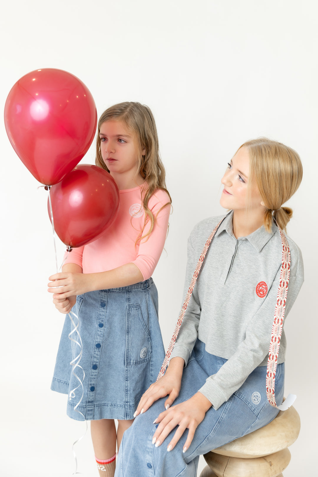 Polo Cropped Tee Grey