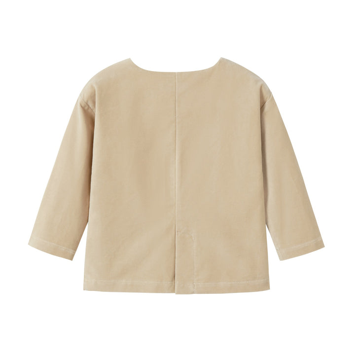 Crushed Velour Tan Blazer