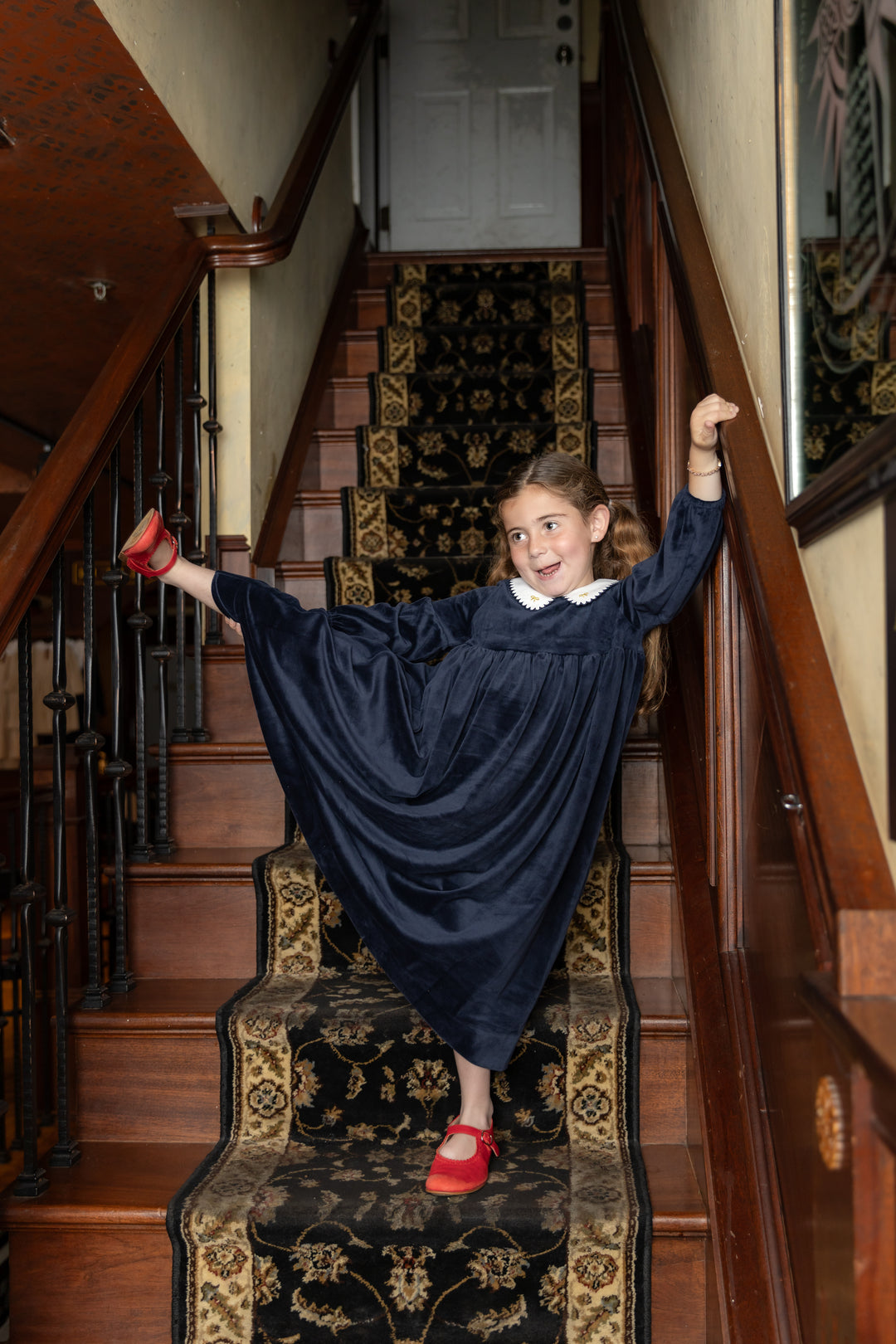 Velour Collar Robe