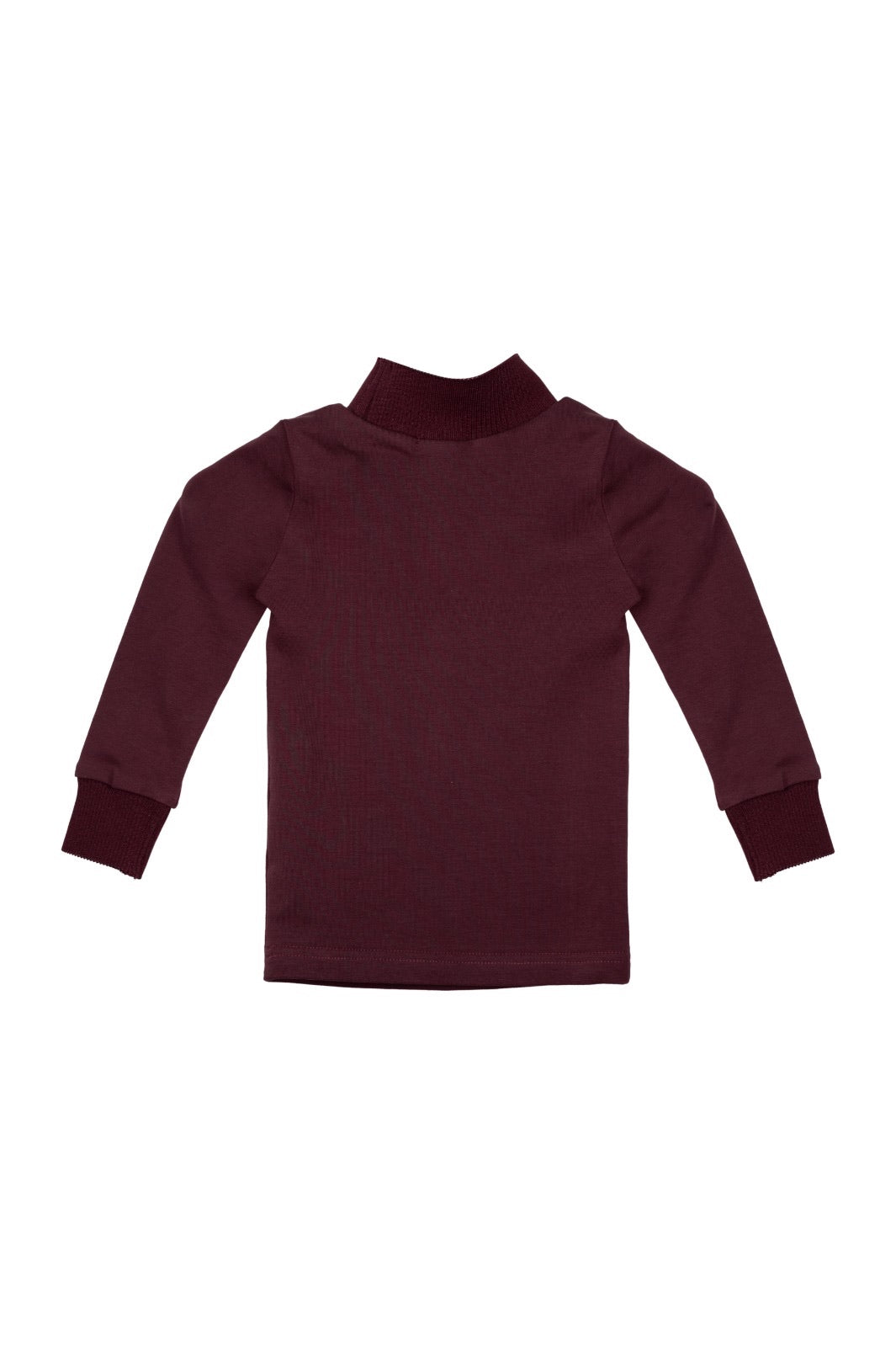 Turtleneck with Label Plum