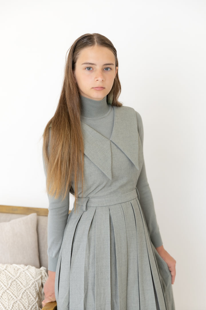 Teen Sage Knit Turtleneck
