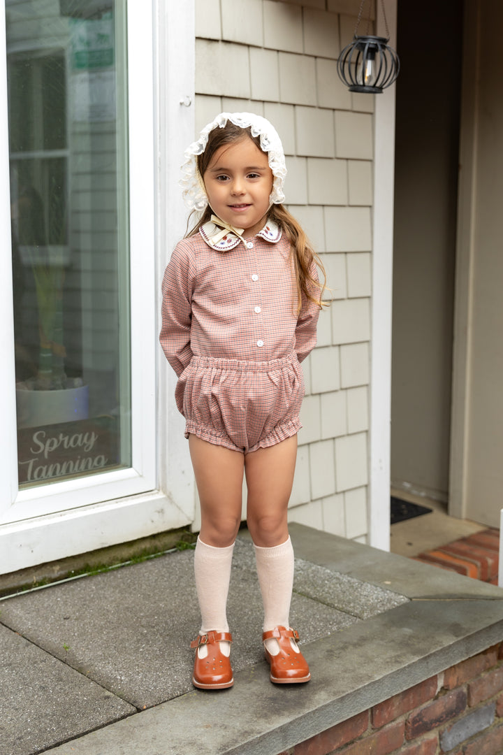 Houndstooth Baby Bloomer Set