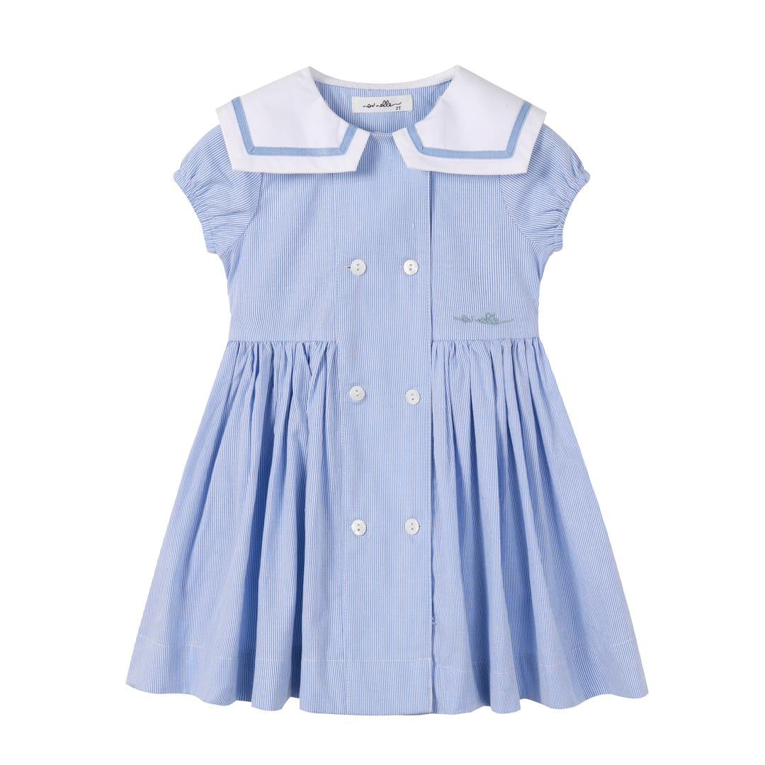 Striped Double Breasted Dress