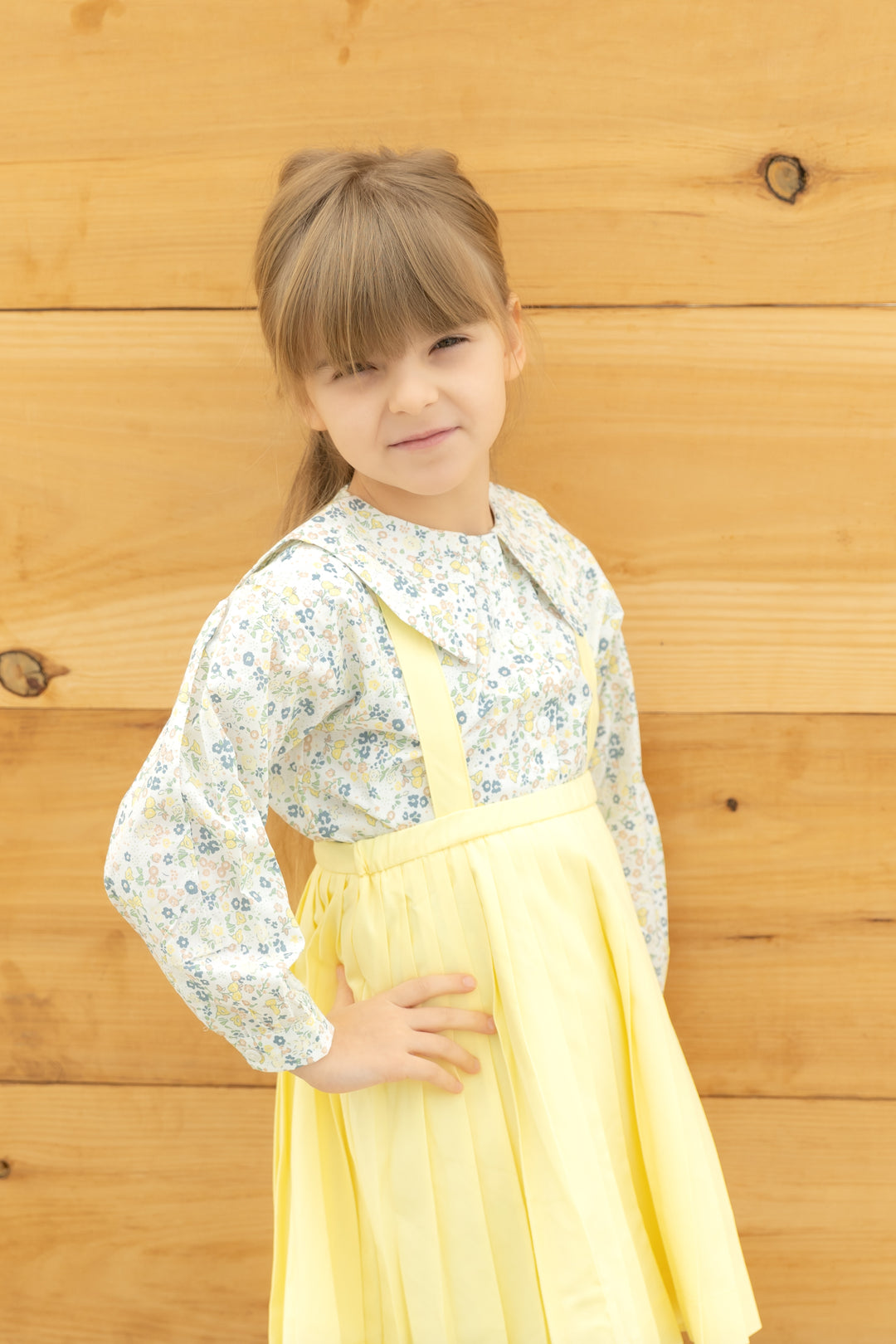 Floral Yellow Blouse