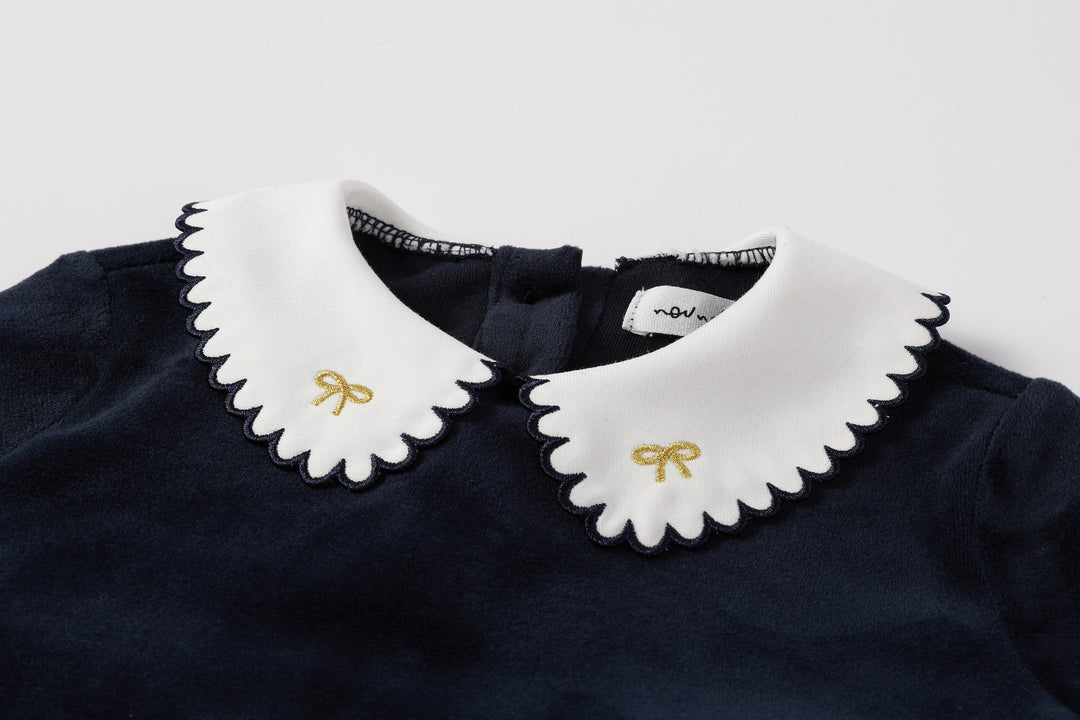 Velour Collar Robe
