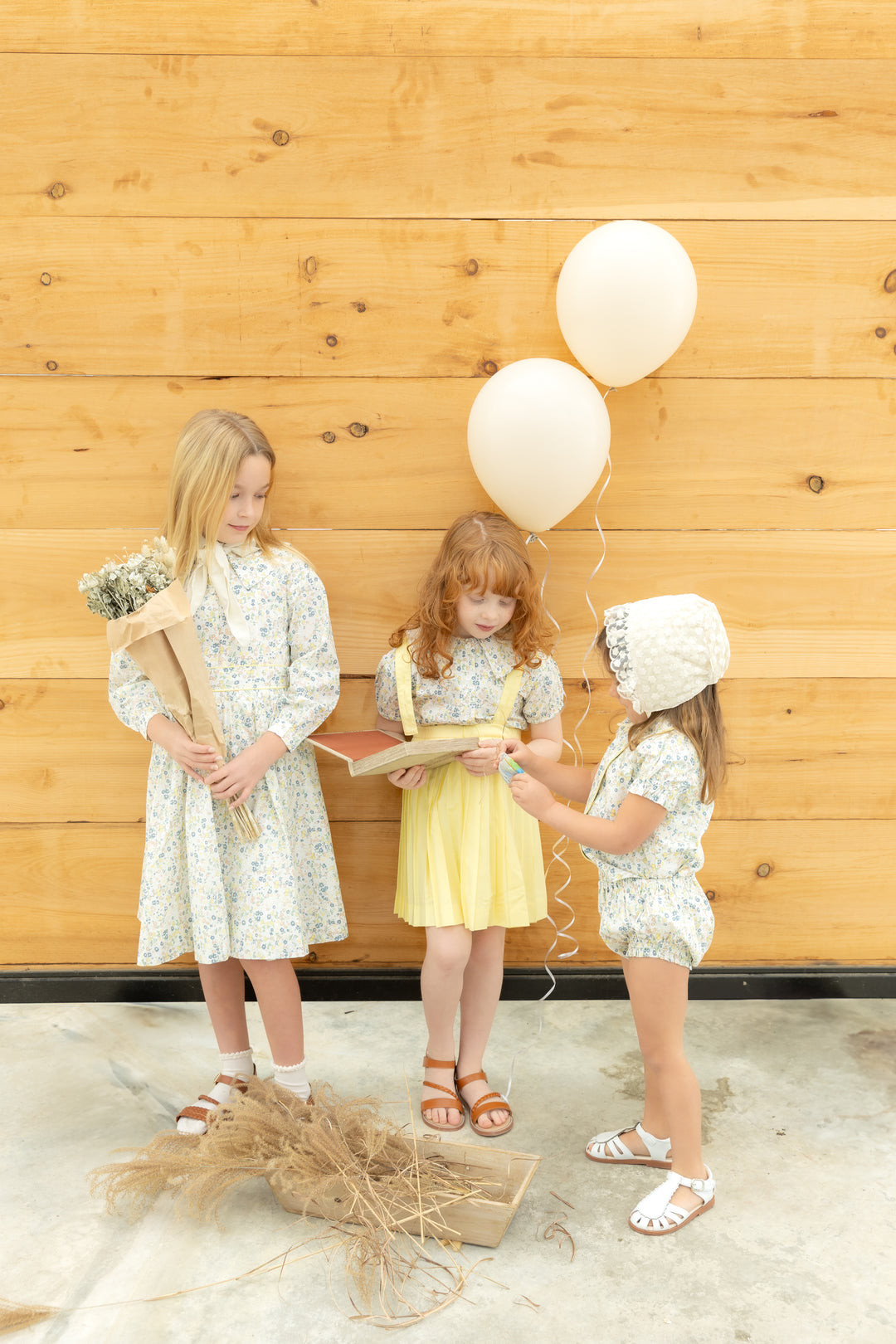 Floral Yellow Bloomer Set