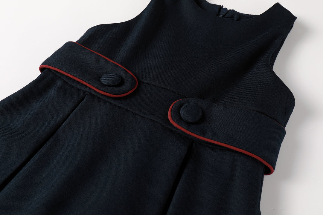 Piped Navy Jumper