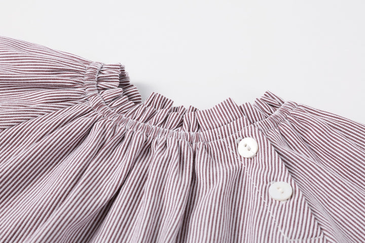 Brown Pinstripe Shirt