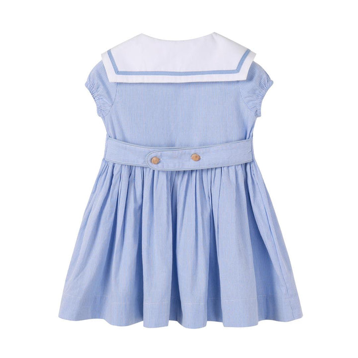 Striped Double Breasted Dress