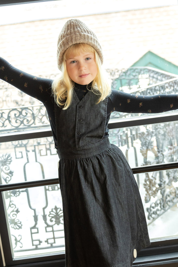 Black Denim Jumper