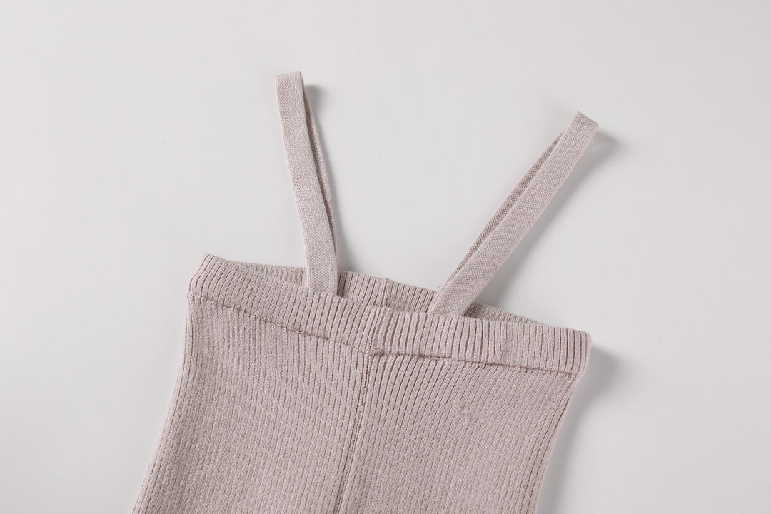 Natural Knit Suspender Pants