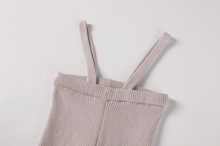 Natural Knit Suspender Pants