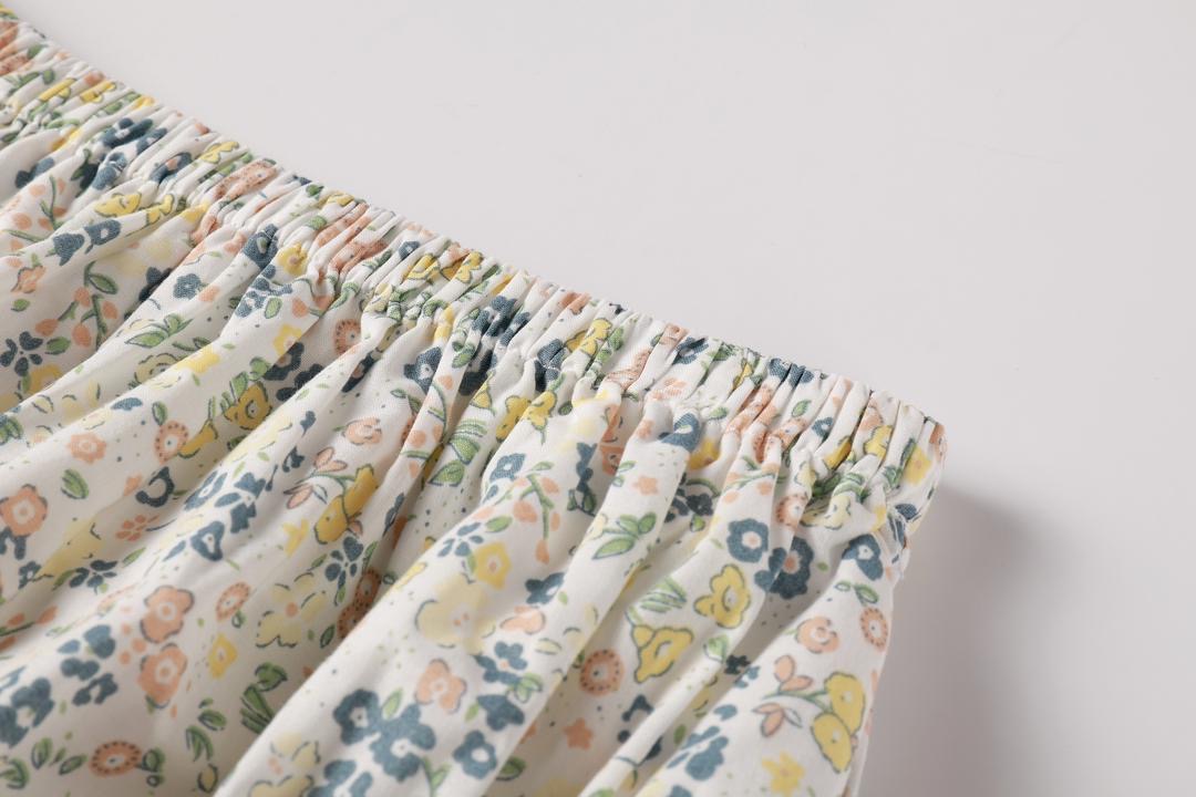 Floral Yellow Bloomer Set