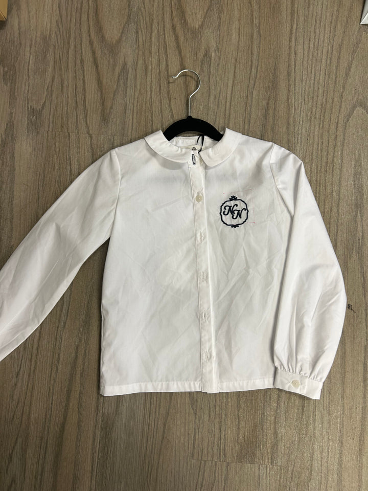 Boy White Logo Shirt