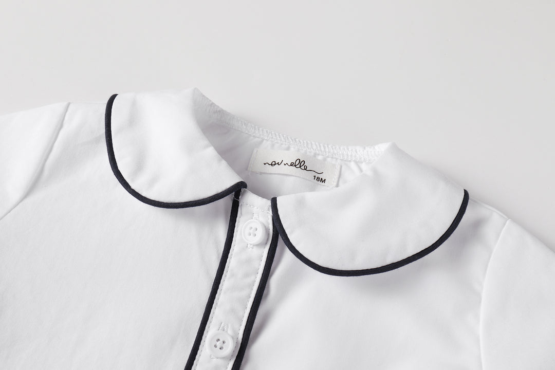 Piped Boy Blouse