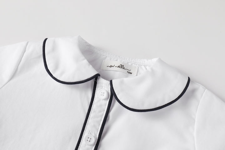 Piped Boy Blouse
