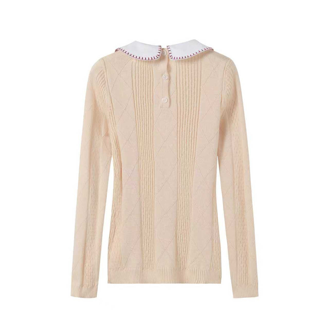 Peach Knit Sweater