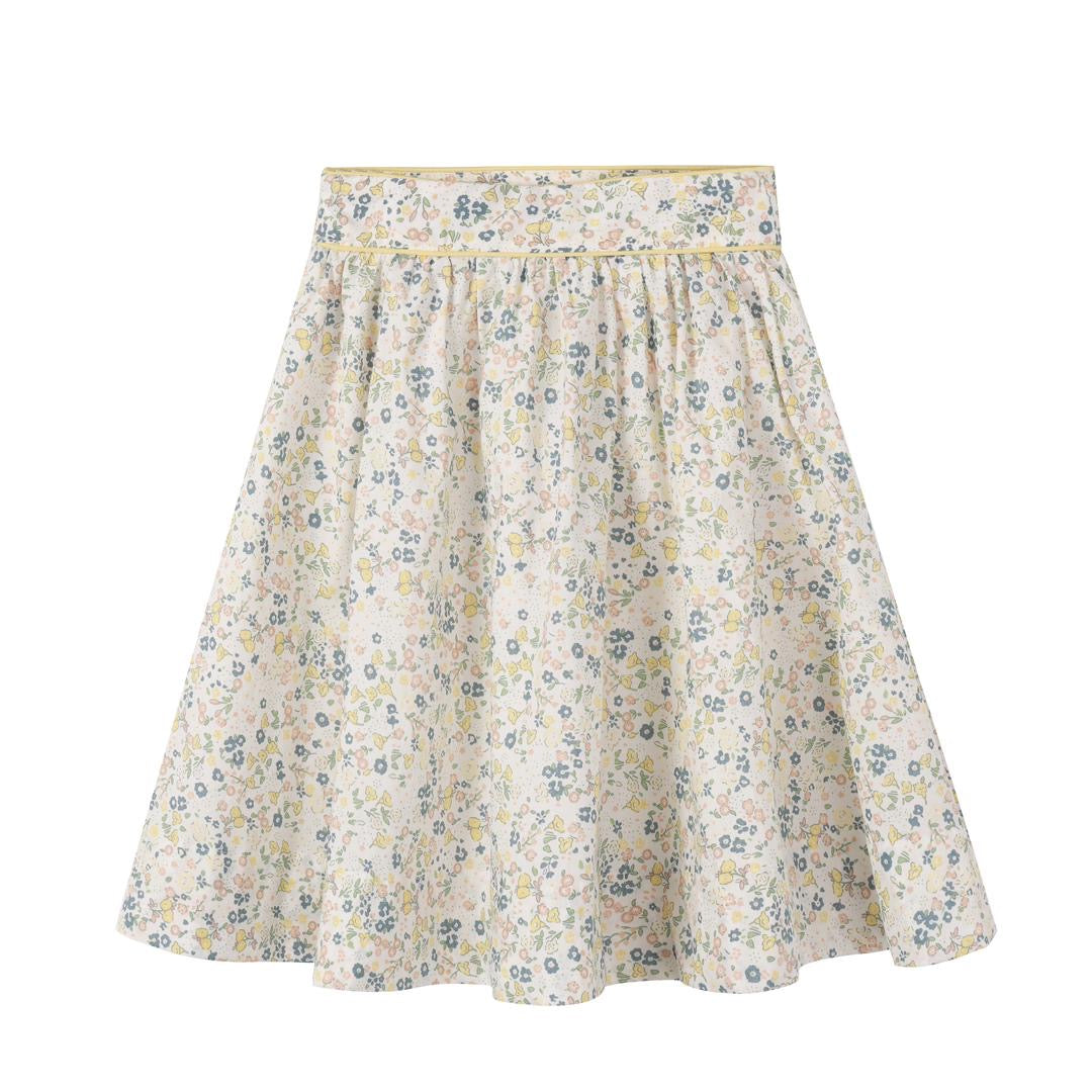 Floral Yellow Skirt
