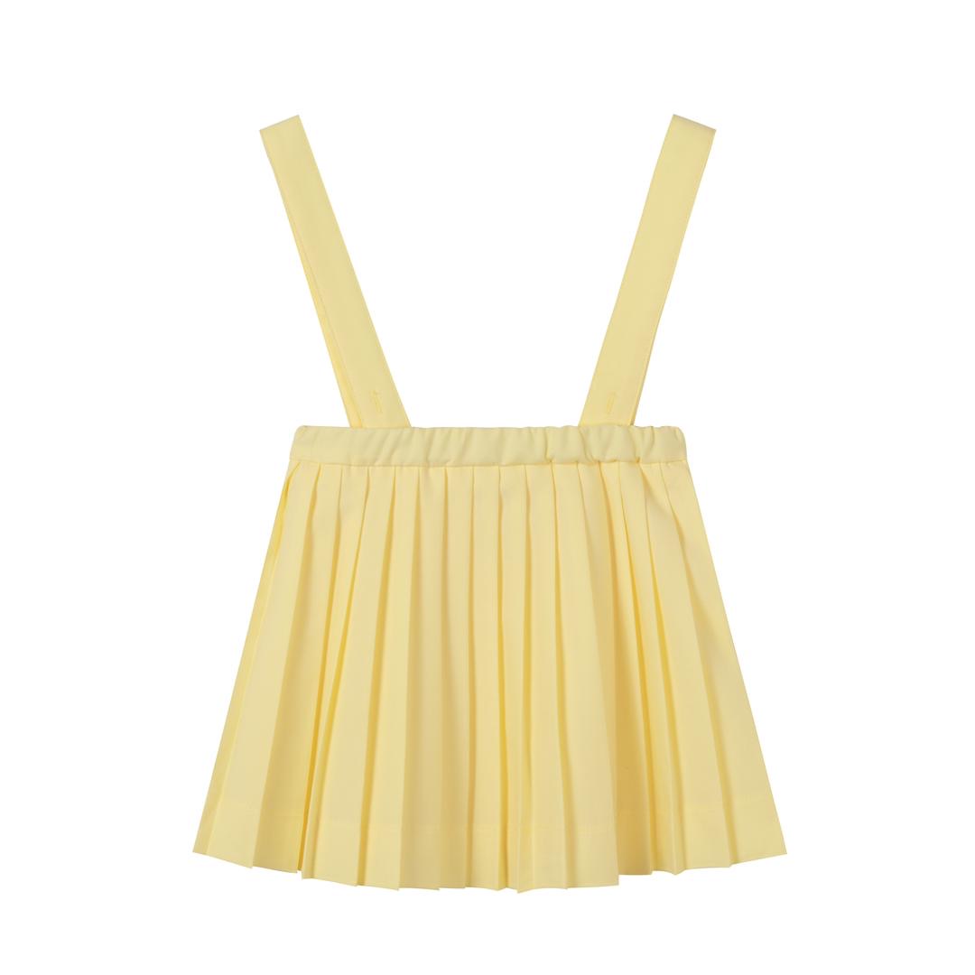 Yellow Pleated Jumper