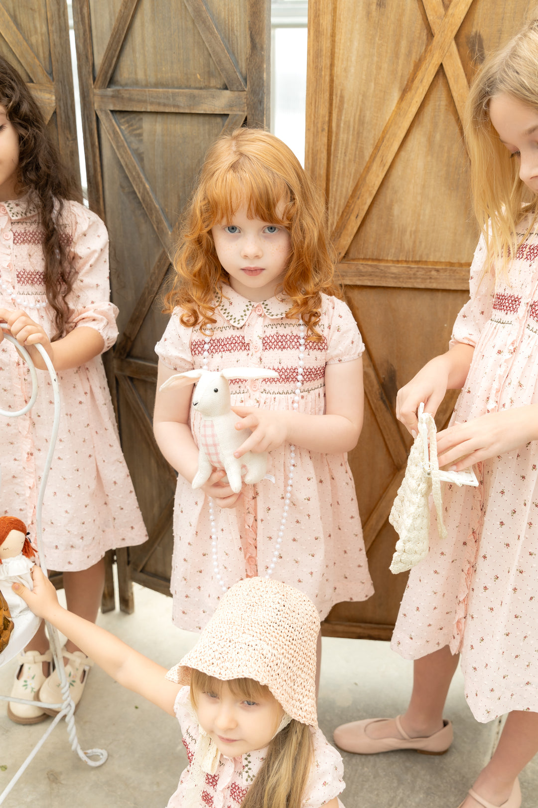 Smocked Pink Dress