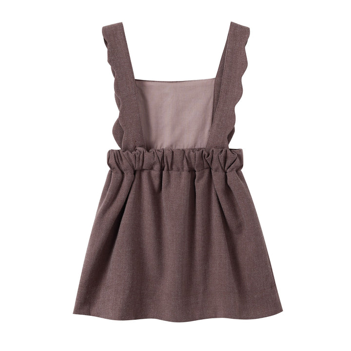 Brown Scallop Wool Jumper