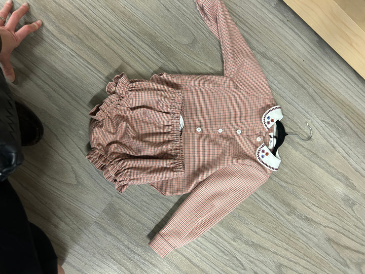 Houndstooth Baby Bloomer Set