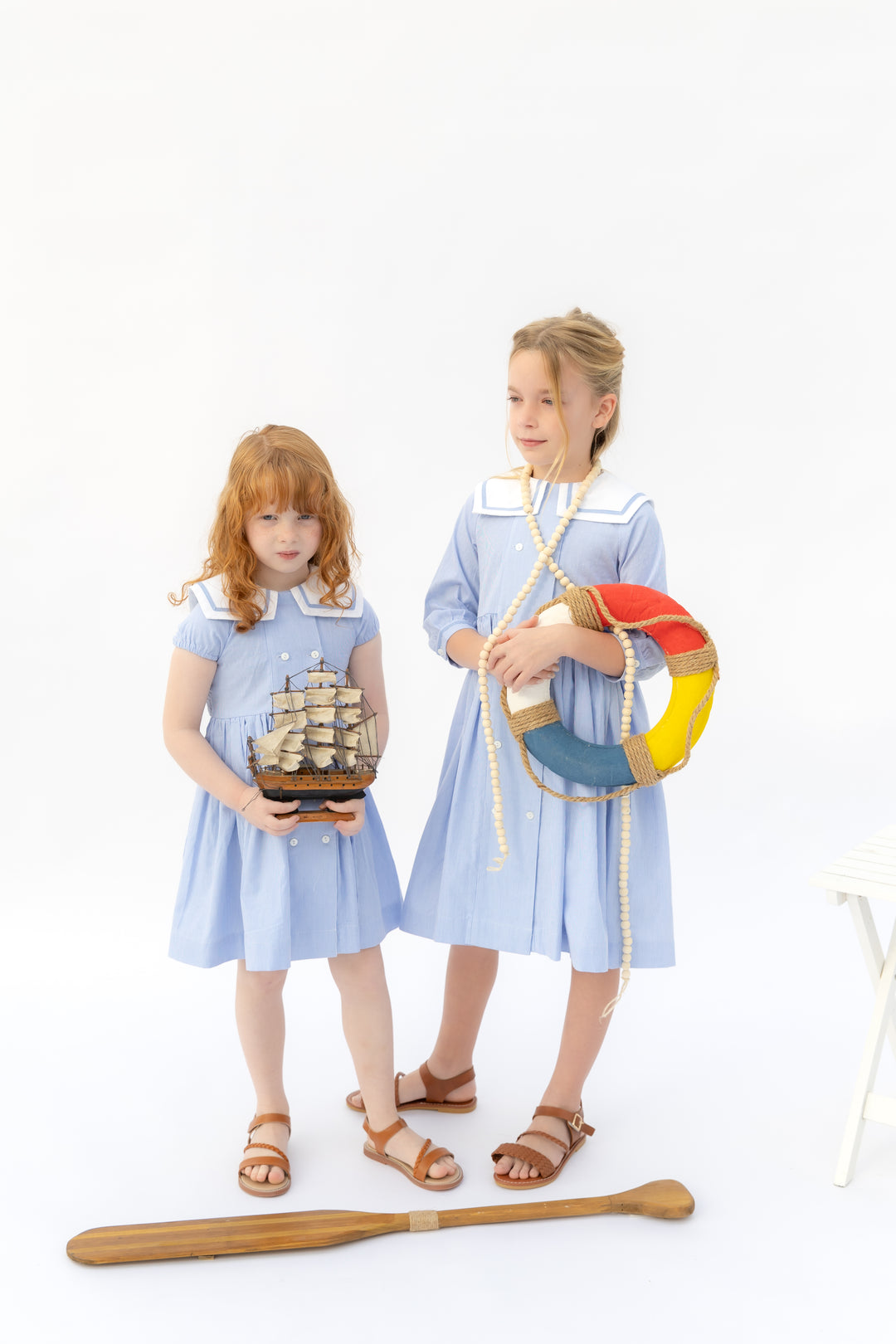 Striped Double Breasted Dress