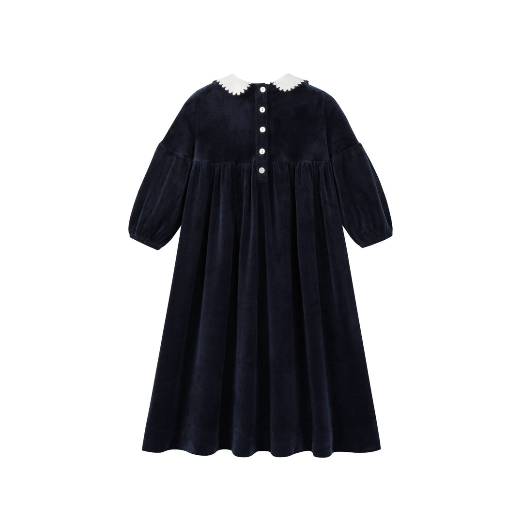 Velour Collar Robe