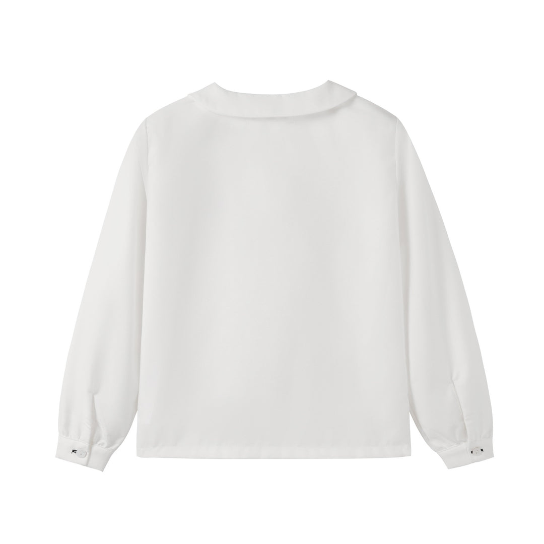 Boy White Logo Shirt