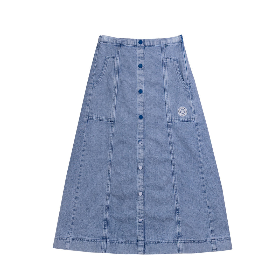 Denim Skirt Maxi