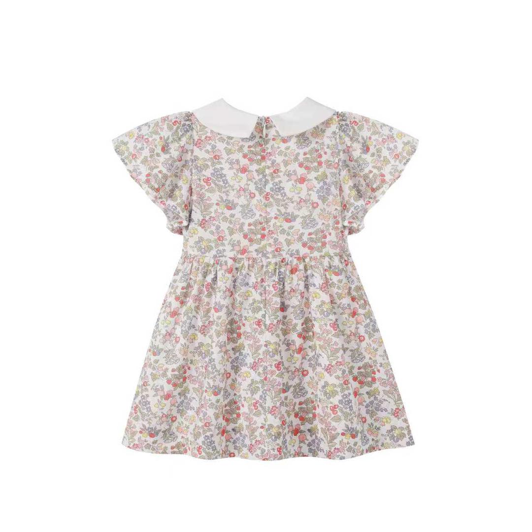 Strawberry Embroidered Dress