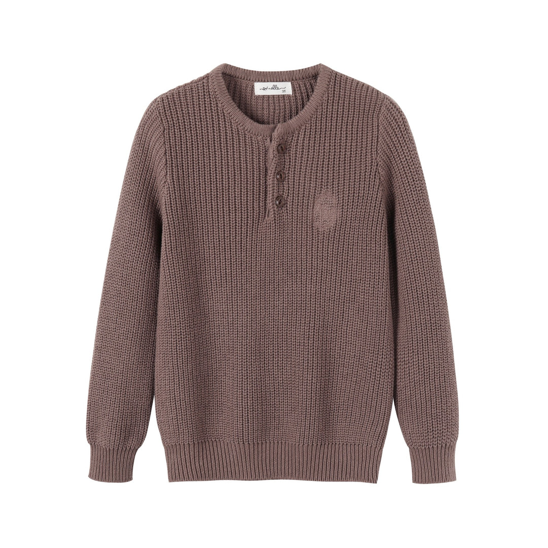 Brown knit sweater