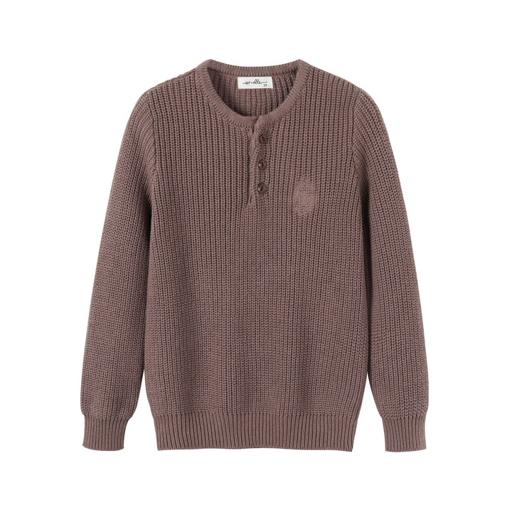 Brown knit sweater