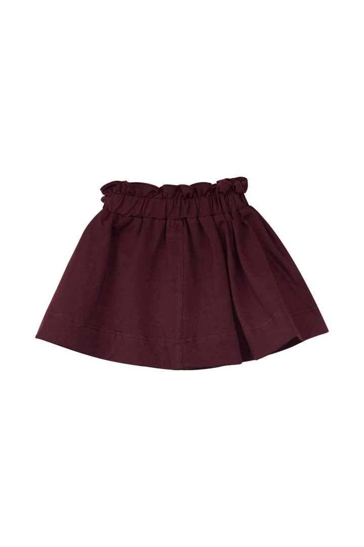 Skirt with Label Plum