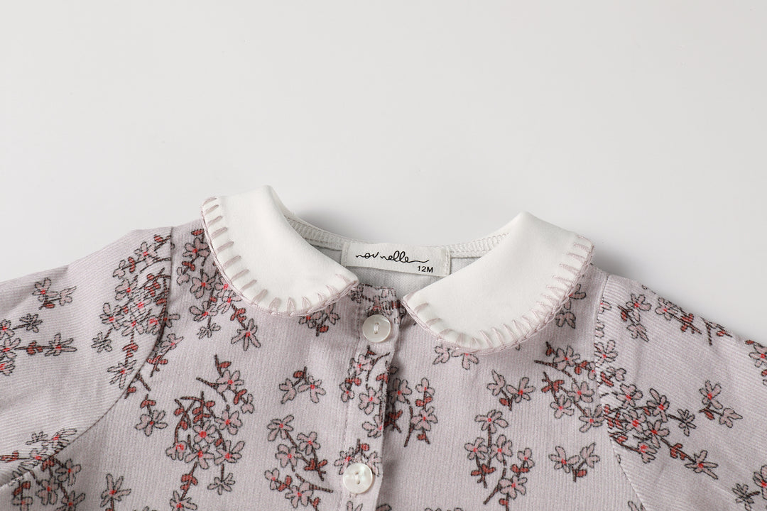 Corduroy Floral Shirt