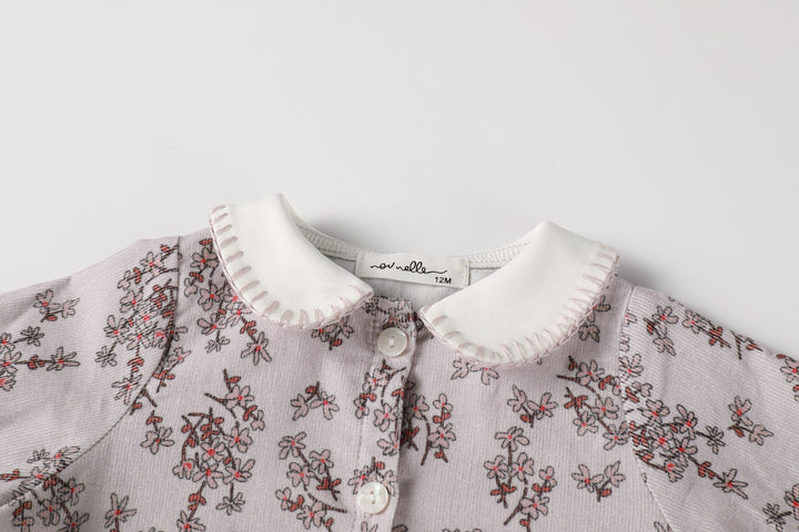 Corduroy Floral Shirt