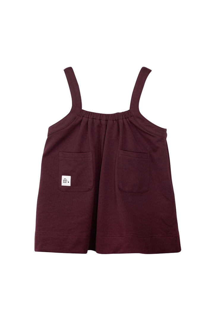Jumper with Label Plum