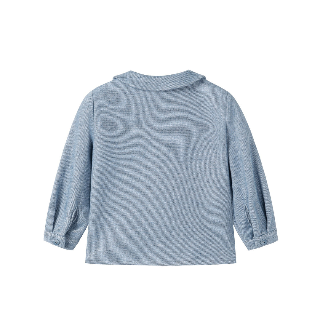 Light Blue Double Breasted Shirt
