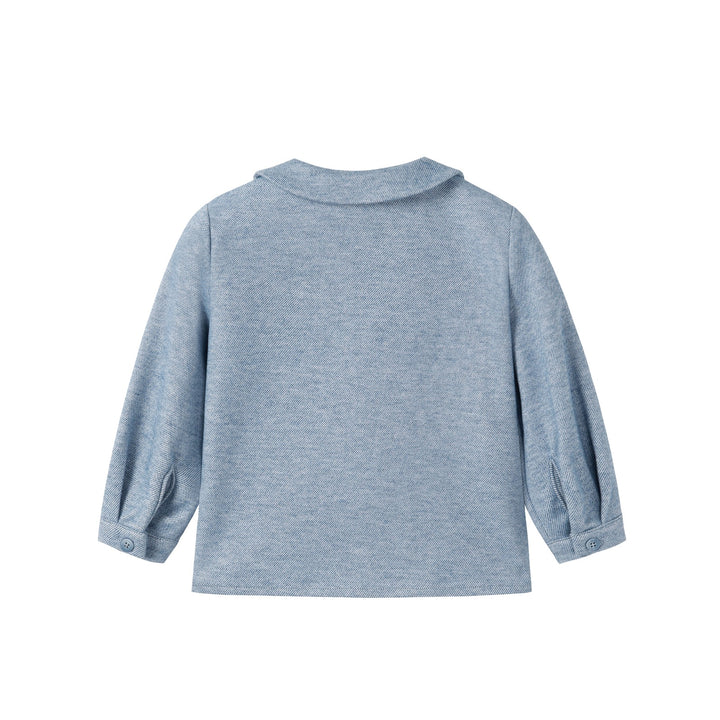 Light Blue Double Breasted Shirt