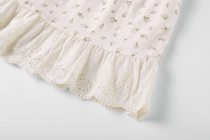 Eyelet Ruffle Jumper