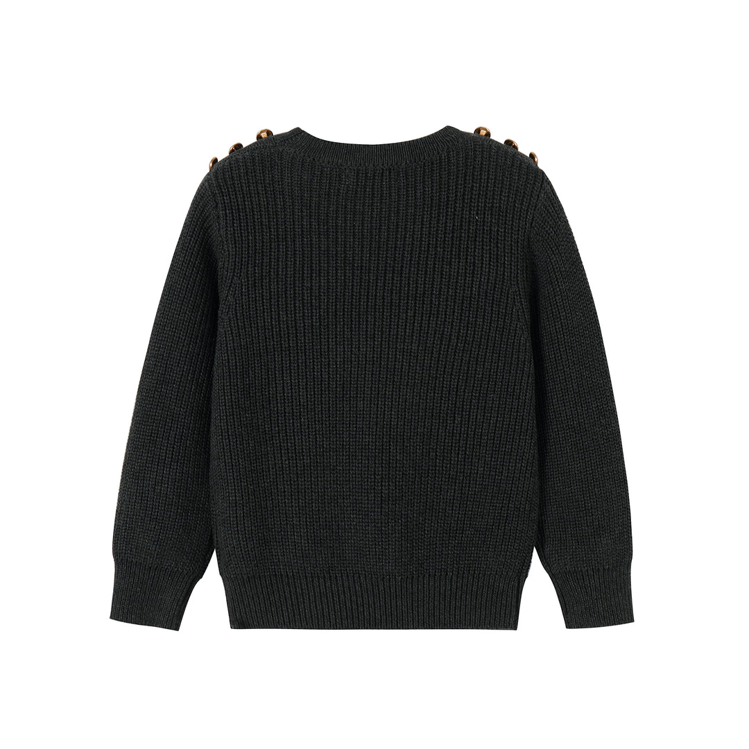 Boy Chunky Sweater Grey