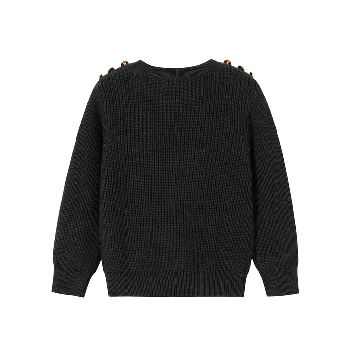 Boy Chunky Sweater Grey