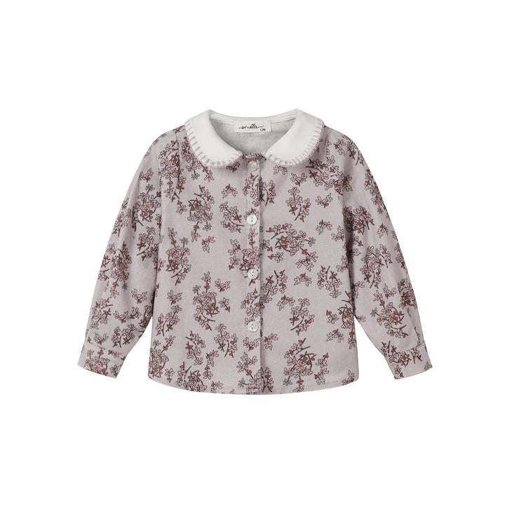Corduroy Floral Shirt