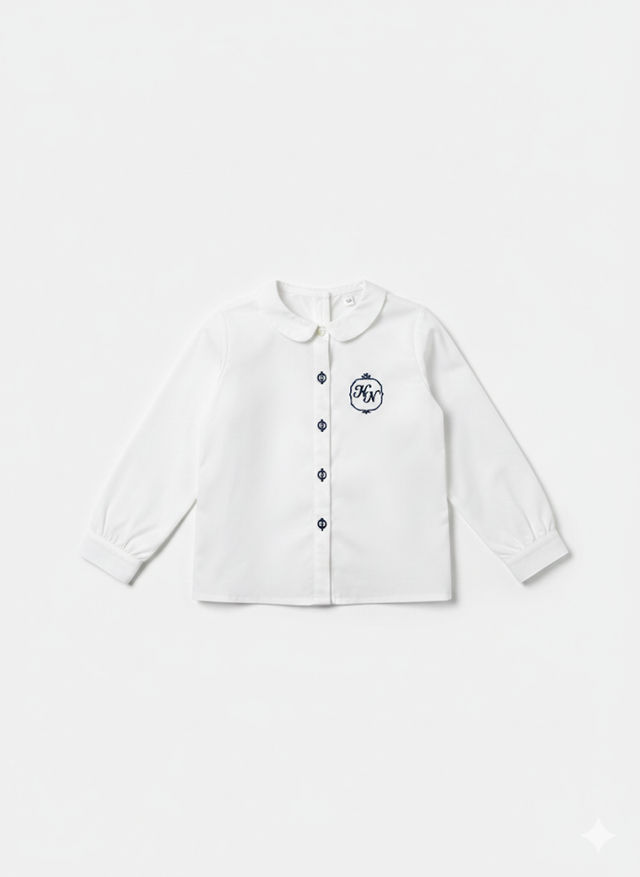 Boy White Logo Shirt