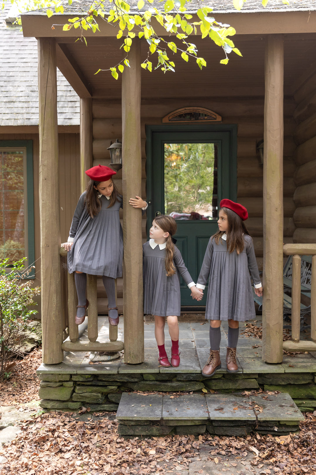 Pleated Grey Dress