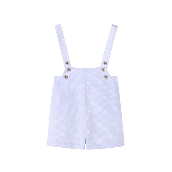 Light Blue Pinstripe Overalls