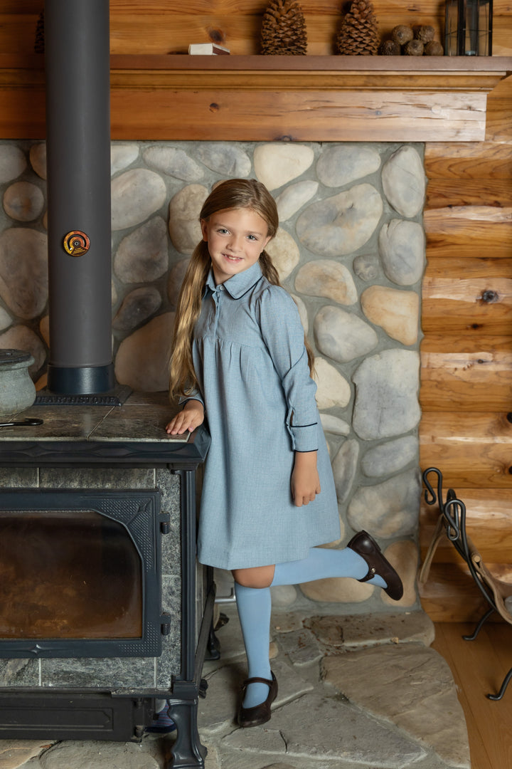 Light Blue Shirt Dress