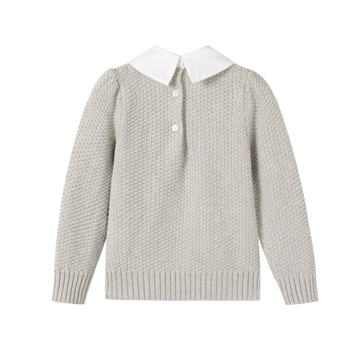 Girls Peter Pan Knit Sweater