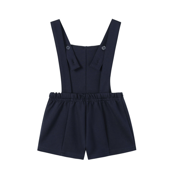 Navy Double Breasted Romper